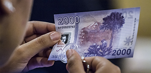 Elementos de seguridad en los billetes